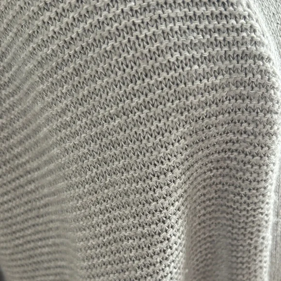 Cotton Emporium Light Gray Open-Front Cardigan - Picture 5 of 5